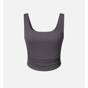 OGL Eco-SkinKiss® Ruched Sides Square Brami Tank Top